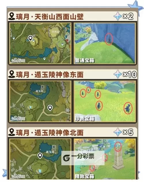 《原神》新手村宝箱位置图2
